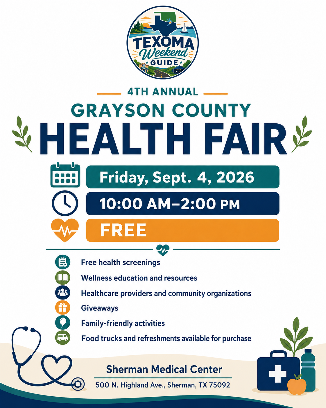 4th Annual Grayson County Health Fair event image