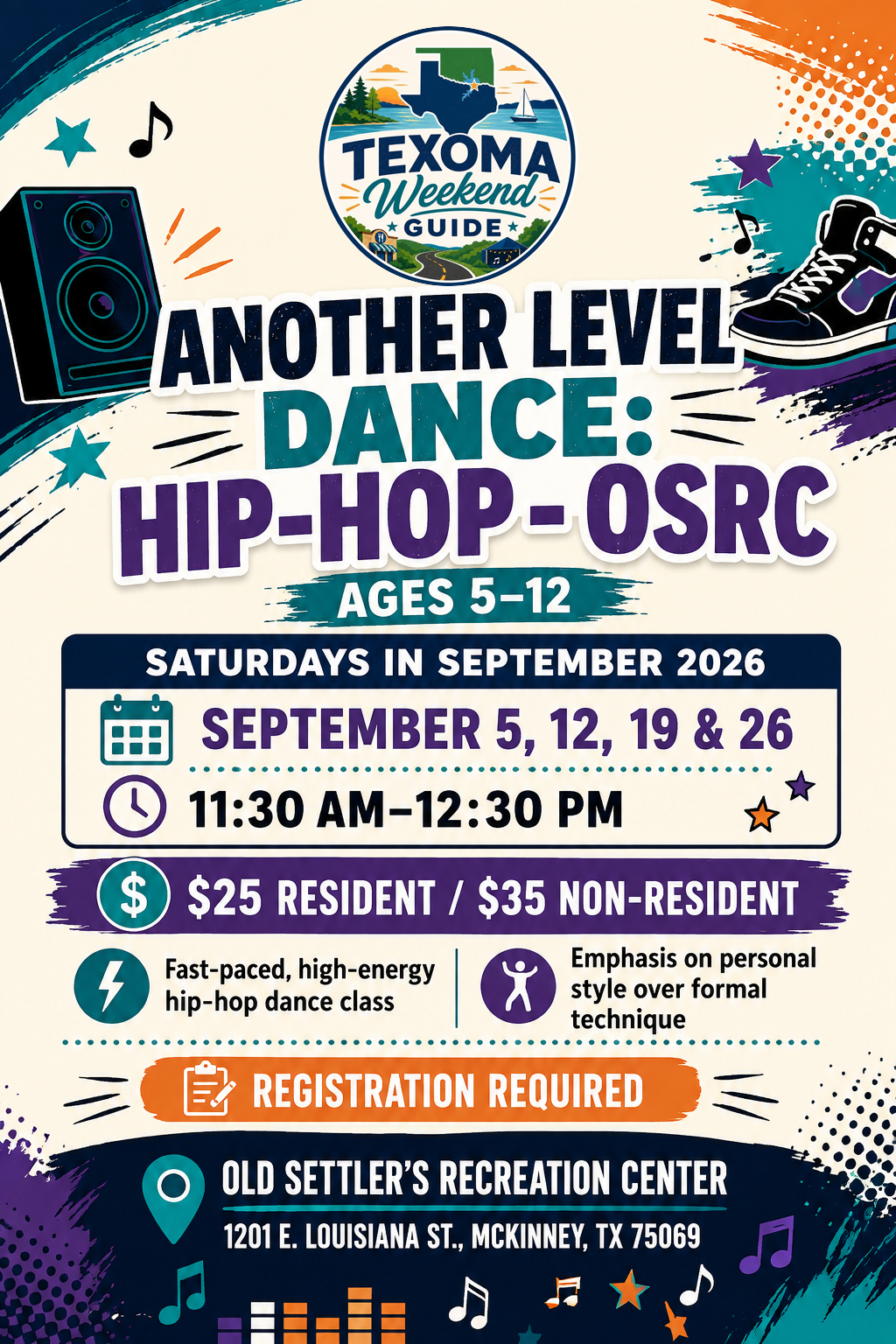 Another Level Dance: Hip-Hop - OSRC flyer