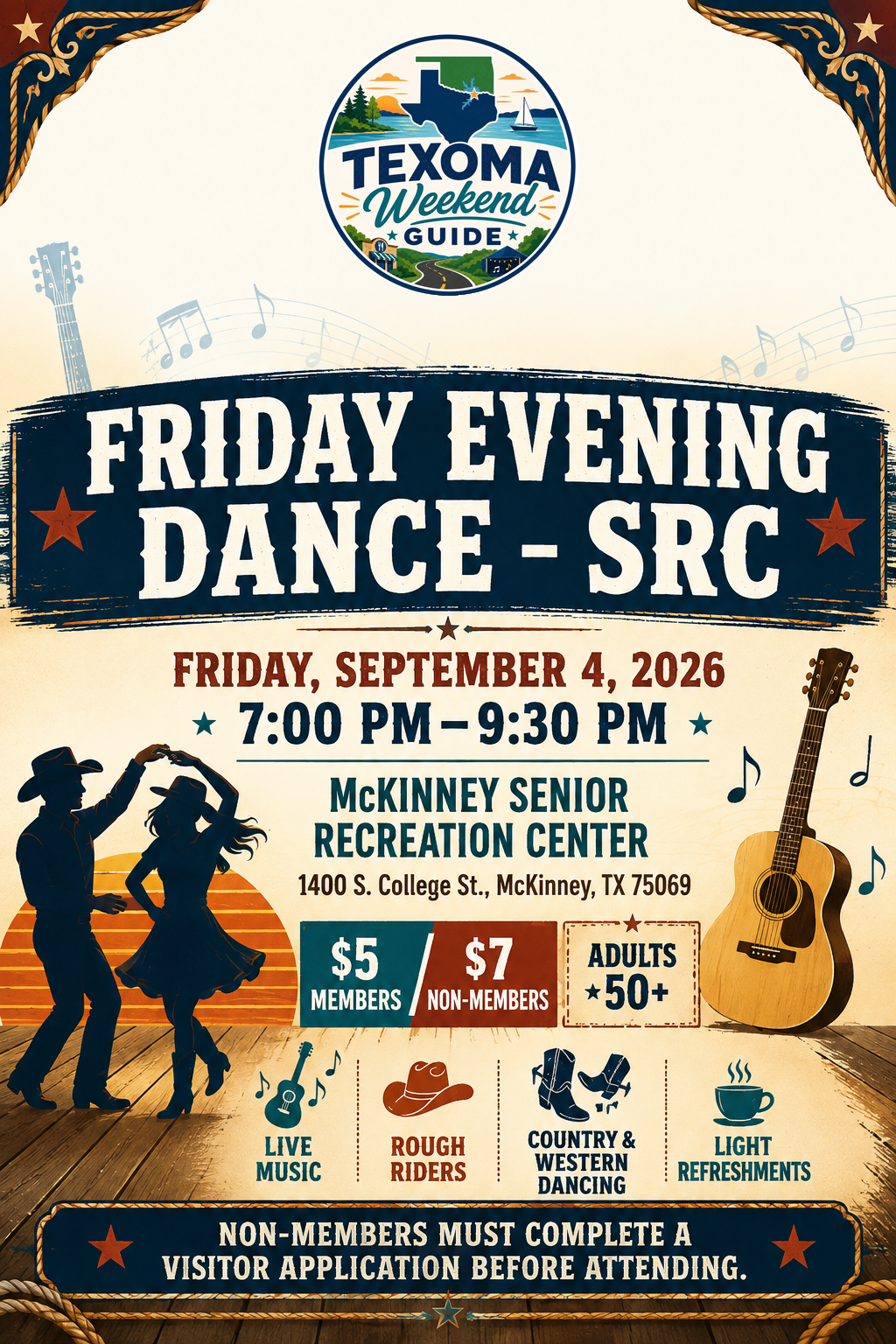 Friday Evening Dance - SRC flyer