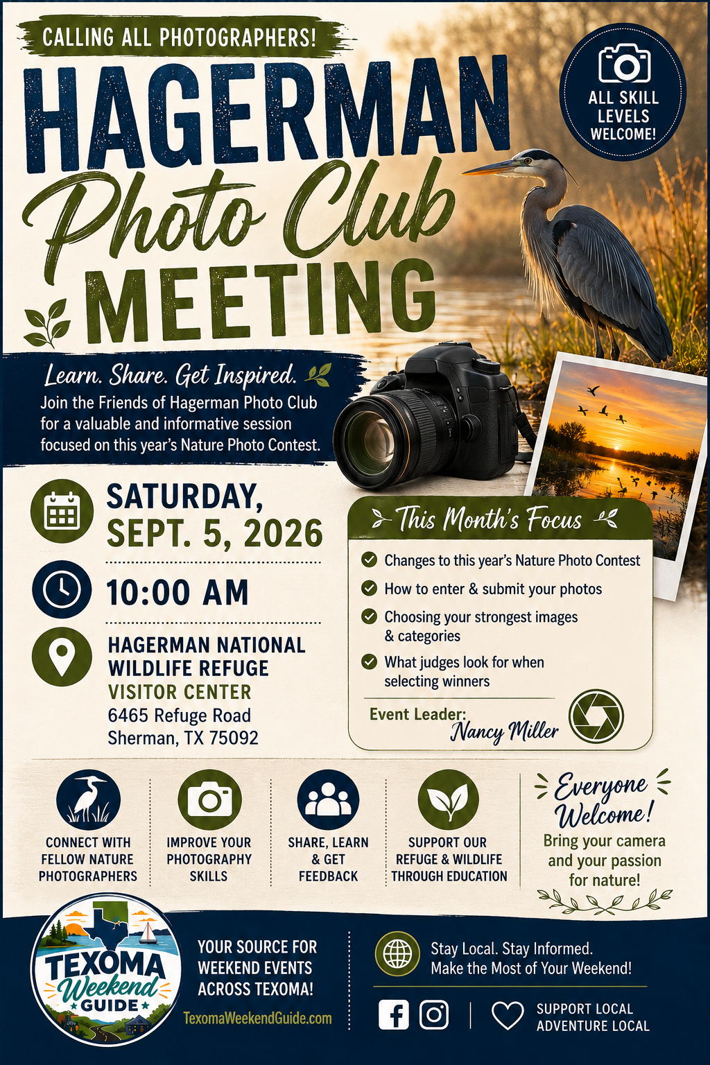 Hagerman Photo Club Meeting event image