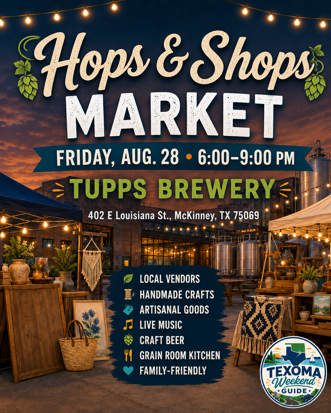 Hops & Shops Market flyer