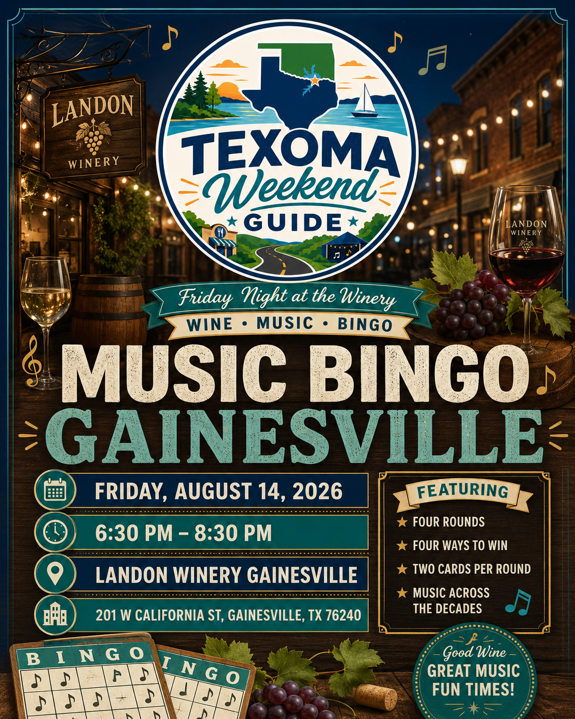 Music Bingo Gainesville flyer