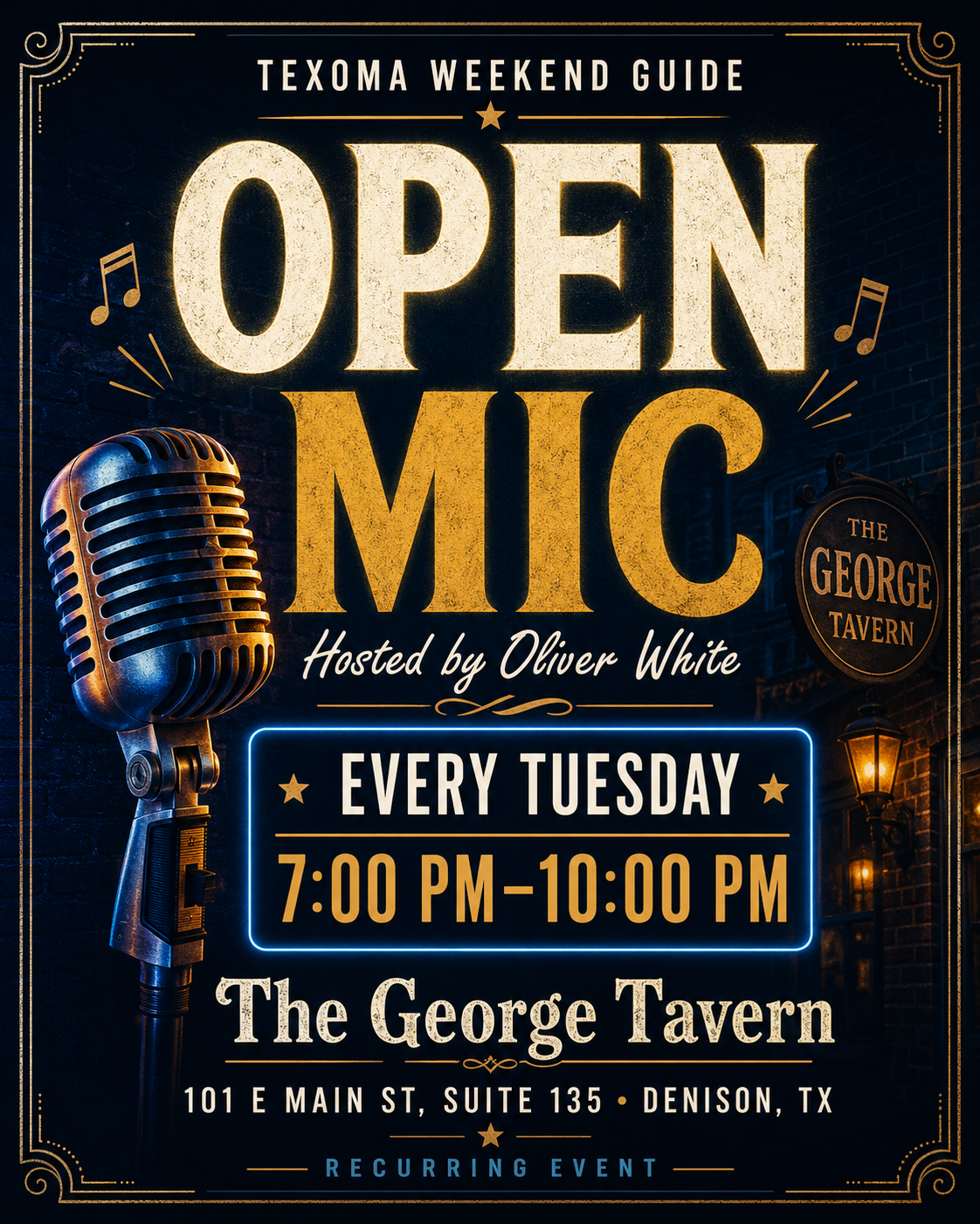 Open Mic flyer