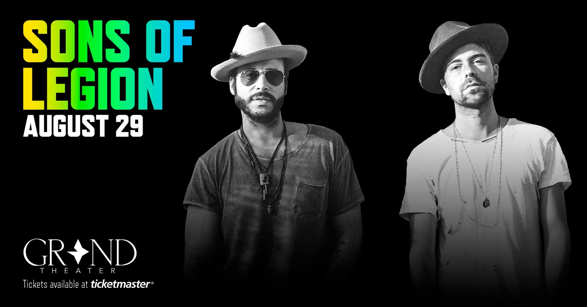 SONS OF LEGION — Soul to SØL Tour flyer