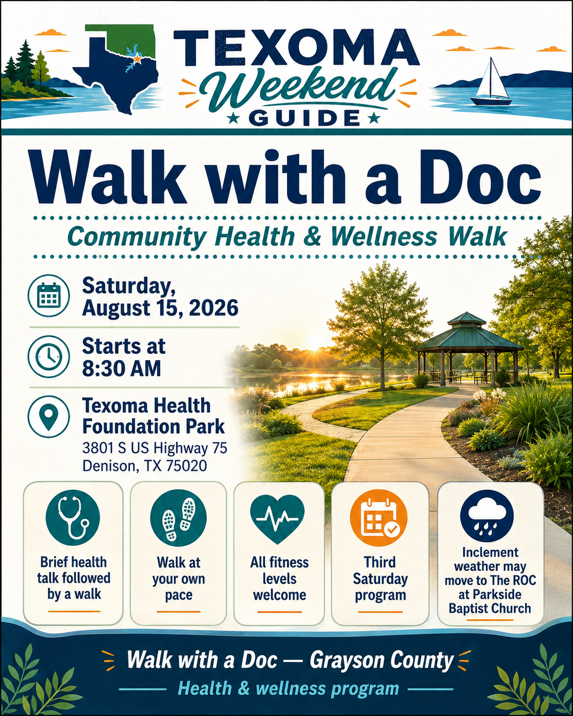 Walk with a Doc flyer